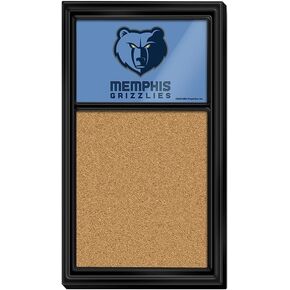 The Fan-Brand NBA Memphis Grizzlies: Cork Note Board- Sports Decor for Home, Game Room, Fan Cave & Garage - USA Made in Kuwait