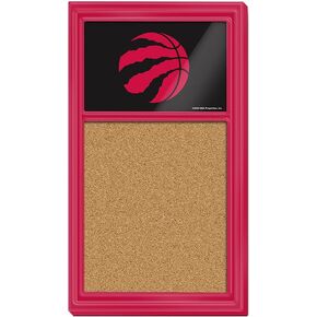 The Fan-Brand NBA Toronto Raptors: Cork Note Board- Sports Decor for Home, Game Room, Fan Cave & Garage - USA Made in Kuwait