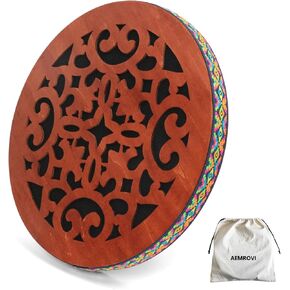 أسطوانة تدفق المياه مقاس 12 بوصة، أسطوانة المحيط "سقوط الماء" على قرص المطر| أداة قرع من الخشب الطبيعي، تحاكي أصوات مياه الأمطار المتدفقة | لشفاء الصوت، والتأمل اليوجا، والأداء الموسيقي in Kuwait