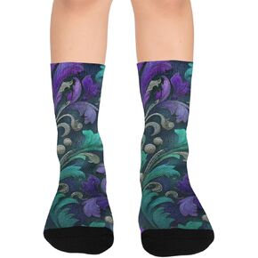 جوارب المشي لمسافات طويلة باللون الأرجواني ريجال باروك - جوارب شتوية حرارية سميكة دافئة للأولاد والبنات الصغار للمدرسة، والارتداء اليومي والأنشطة الخارجية in Kuwait