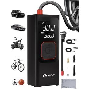 Tire Inflator Portable Air Compressor, 3X Faster 25000mAh 160 PSI Air Pump for Car Tires- Cordless, with Pressure Gauge, LED Light & Digital Display, for Car, Pickup, Truck, Motor, E-Bike and More in Saudi Arabia