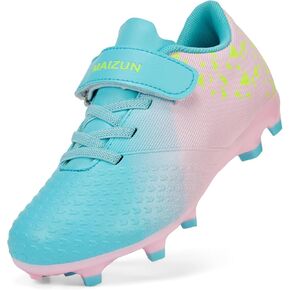 Moodeng Kids Soccer Cleats للشباب أحذية كرة القدم خفيفة الوزن ومتينة ومتعددة الأرضية للأولاد والبنات والأطفال الصغار/الأطفال الكبار in Kuwait