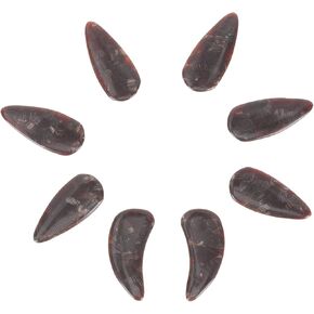 Generic Professional Guzheng Nails Horn Finger Protectors for Guzheng Beginners Guqin Instrument (Black) in Kuwait