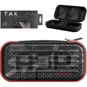 Target Darts Nathan Aspinall Ghost Series Takoma Wallet, Regular – Darts Case, Black/White Storage Cases, “The Asp" Zipper Dart Holder, Professional Accessories – Holds 3 Fully Assembled Darts in Kuwait