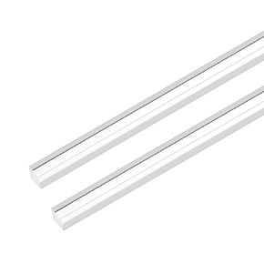 2-Pack Acrylic Square Rods, 9.8 x 0.39 Inch/ 250 x 10 mm Clear Acrylic Dowel Rods Sticks Plastic Sticks Strip for DIY Crafts Lighting Gardening Decorations in Kuwait