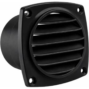 SEAFLO 3 Inch Round Louver Air Vent - ABS, RV Boat Exhaust Vent, Wall Ceiling Mounted, Shutter Vent Cover, 2.74 in (69.5 mm) Duct Size, Room Ventilation Grille, 4-Year Warranty (Choose Color) in Kuwait