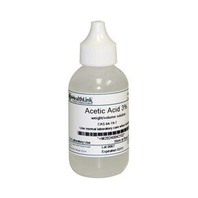 حمض الأسيتيك، 3%، زجاجة بالقطارة، 2 أونصة in Kuwait