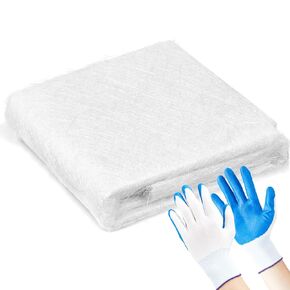 13 Yards x 41" Fiberglass Mat, Fiberglass Chopped Strand Mat, Strong Repair Function- Suit for Molding Automotive Boats Surfaces and Reinforces Repairs in Kuwait