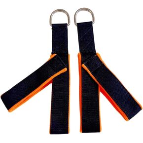 2Pcs Pilates Straps, Reformer Straps Yoga Straps Fitness Straps for Women Workout, Orange in Kuwait