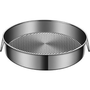 من أجل صينية خبز مستديرة من الفولاذ المقاوم للصدأ مقاس 24-32 سم، صينية غير قابلة للطهي بالبخار، تشيز كيك، كيش، طبق بيتزا عميق، آمن في الفرن in Kuwait