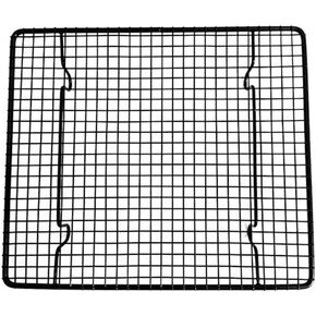 Non- Metal Cooling Rack Baking, Black Steel Wire Cake Cooling Grid with Full Sides Design, 27.5x25.5cm/26x23cm/40.5x25.5cm/46x26cm Pans in Kuwait