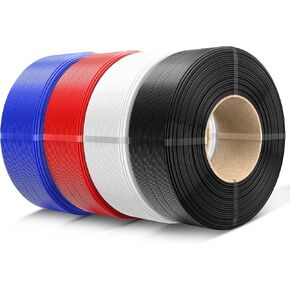 SUNLU Refill PETG Filament 1.75mm, 3D Printer Filament, Suitable for Bambu Lab and SUNLU Reusable Spools, Dimensional Accuracy +/- 0.02 mm, 1kg per Spool, 4 Pack, Black in Kuwait