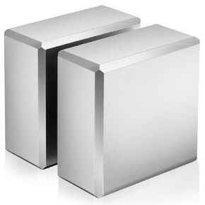 DIYMAG 25x25x25mm Super Strong Neodymium Block Magnet Permanent Magnetic Disc Powerful Rare Earth Magnets for Fridge Kitchen DIY Craft and Office Science Pack of 2 in Kuwait