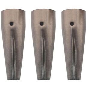 CHENJIN 3PCS Garden Hoe Wooden Handle Replacement Sleeve Hoe Iron Taper Sleeve Agricultural Tools Rake 4.33x1.5x0.9 inch for Hoe Rake Garden Tools in Kuwait