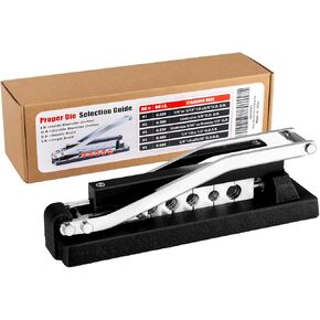 Heavy Duty Bench Hose Crimper Tool - Professional Grade Manual Crimper for 1/4", 5/16", 3/8" Air, PVC & Rubber Hoses, Mountable Workbench Repair Tool in Kuwait