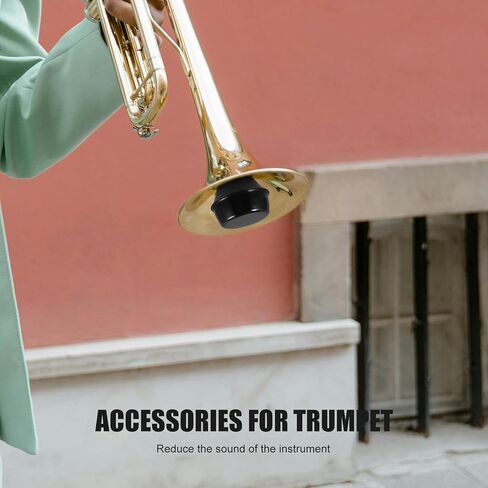 Toyvian Plastic Trumpet Mute Lightweight Straight Practice Silencer Trumpet Accessory for Quiet Practice and Volume Reduction in Saudi Arabia
