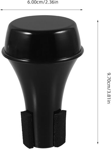 Toyvian Plastic Trumpet Mute Lightweight Straight Practice Silencer Trumpet Accessory for Quiet Practice and Volume Reduction in Saudi Arabia