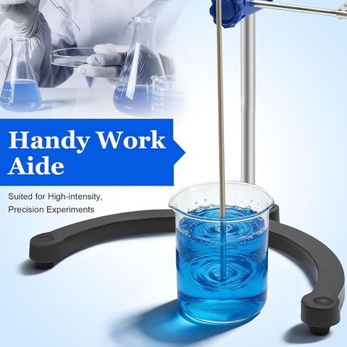 محرك كهربائي علوي، 100 وات 2800 دورة في الدقيقة، محرك كهربائي، سرعة قابلة للتعديل وحجم 2.64 جالون، خلاط محرك علوي للاستخدام المختبري والصناعي in Kuwait