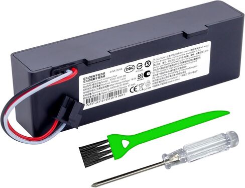 بطارية 6800 مللي أمبير في الساعة لـ Xiaomi Mop Pro/Mop P/Mop 2S، لـ Xiaomi STYTJ02YM INR18650 MH1-4S1P-SC، لـ Conga 3290 3390 3490 3590، لـ Yunmi MVVC01-G Pro، لـ Haier JX37، متوافقة مع مكنسة Wyze Robot Vacuum in Saudi Arabia