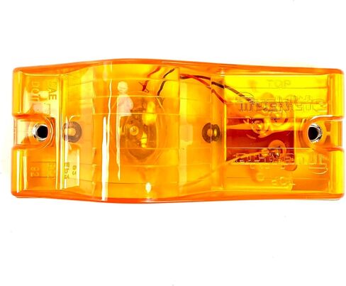 22 Series, Incandescent, Yellow Rectangular, 1 Bulb, Side Turn Signal, 2 Screw, Pl-3, 12V, Bulk in Saudi Arabia