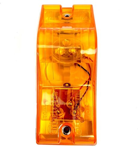22 Series, Incandescent, Yellow Rectangular, 1 Bulb, Side Turn Signal, 2 Screw, Pl-3, 12V, Bulk in Saudi Arabia