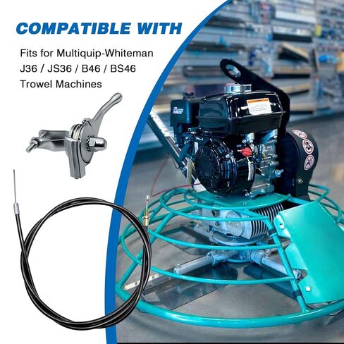 21243 Throttle Cable Kit Trowel Machines fits for Multiquip-Whiteman J36 JS36 B46 BS46 in Kuwait