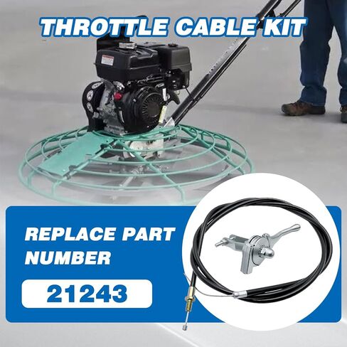 21243 Throttle Cable Kit Trowel Machines fits for Multiquip-Whiteman J36 JS36 B46 BS46 in Kuwait