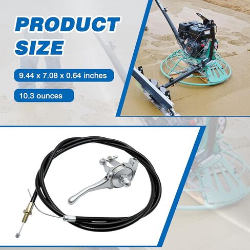 21243 Throttle Cable Kit Trowel Machines fits for Multiquip-Whiteman J36 JS36 B46 BS46 in Kuwait