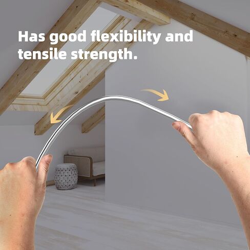 U0U 180 Pcs 16 Inch Insulation Support Wire,Metal Insulation Support Rods,Stainless Steel Metal Insulated Wire for Attic,Garage,Basement Insulation,Ceiling Insulation (180, 16Inch) in Kuwait