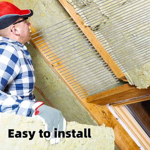 U0U 180 Pcs 16 Inch Insulation Support Wire,Metal Insulation Support Rods,Stainless Steel Metal Insulated Wire for Attic,Garage,Basement Insulation,Ceiling Insulation (180, 16Inch) in Kuwait