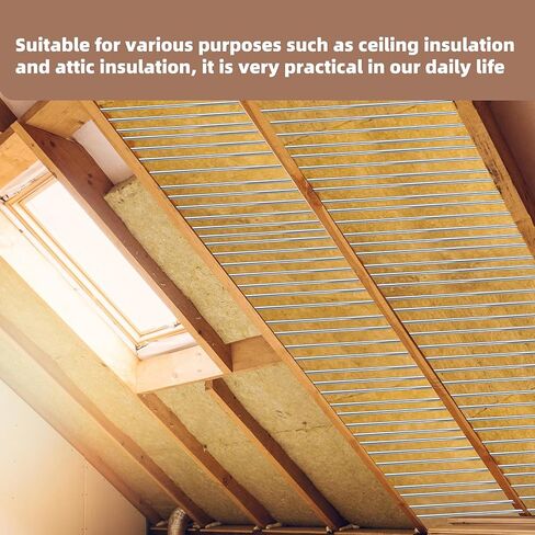 U0U 180 Pcs 16 Inch Insulation Support Wire,Metal Insulation Support Rods,Stainless Steel Metal Insulated Wire for Attic,Garage,Basement Insulation,Ceiling Insulation (180, 16Inch) in Kuwait