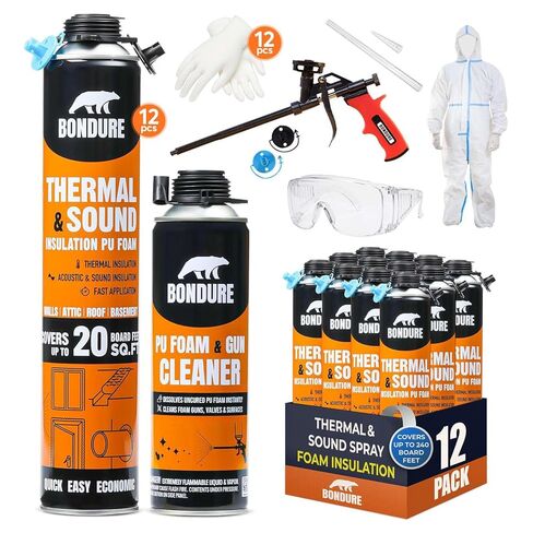 Spray Foam Gun Nozzles Replacement Kit (12 PCS), Long & Short, Wide Spray Insulation and Roof/Attic Angle Nozzle, Extension Tips for Professional PU Expanding Spray Foam Gun in Saudi Arabia