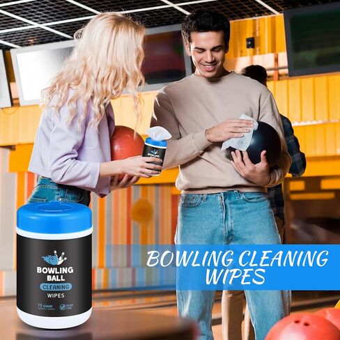 عبوتان من مناديل تنظيف كرة البولينج، كل منها 75 قطعة من ملحقات الكرة، قطعة قماش للتنظيف للزيوت والأوساخ والأوساخ والخدوش، حقيبة قابلة للإغلاق، تنظيف صحي سريع ومريح in Kuwait