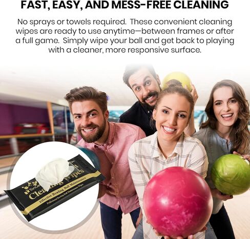 مناديل تنظيف كرات البولينج من تونجاس، عدد 20/60 مناديل تنظيف البولينج، إزالة زيت الخط والأوساخ والأوساخ وعلامات الحزام، آمنة على جميع الكرات، ملحقات العناية بالكرة المحمولة لسهولة الصيانة in Saudi Arabia