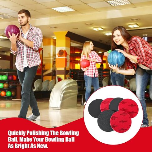 10Pcs Bowling Surface Pads, Bowling Sanding Pads, Bowling-Accessories for Resurfacing Polishing Kit, Grit 120/180/400/500-600/800-1000/1200-1500/2000/2500/3000 for Different Texture in Saudi Arabia