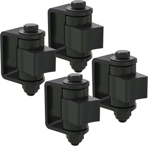 مفصلات بوابة قابلة للحام للبوابات المعدنية - لحام شديد التحمل على المفصلة بأحدث طراز محامل مختومة، مفصلات بوابة قابلة للتعديل للحام على بوابة مشاة للمركبات من الحديد أو الفولاذ الأكبر حجمًا (4 عبوات) in Kuwait