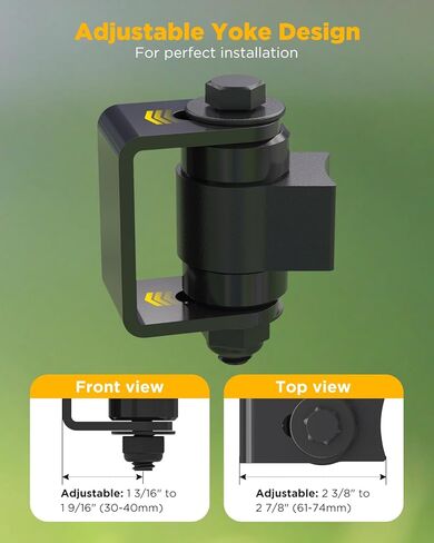 مفصلات بوابة قابلة للحام للبوابات المعدنية - لحام شديد التحمل على المفصلة بأحدث طراز محامل مختومة، مفصلات بوابة قابلة للتعديل للحام على بوابة مشاة للمركبات من الحديد أو الفولاذ الأكبر حجمًا (4 عبوات) in Kuwait