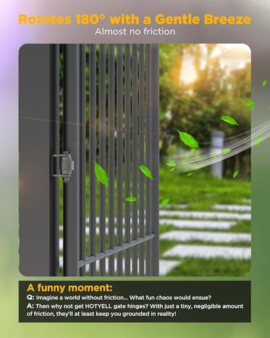 مفصلات بوابة قابلة للحام للبوابات المعدنية - لحام شديد التحمل على المفصلة بأحدث طراز محامل مختومة، مفصلات بوابة قابلة للتعديل للحام على بوابة مشاة للمركبات من الحديد أو الفولاذ الأكبر حجمًا (4 عبوات) in Kuwait