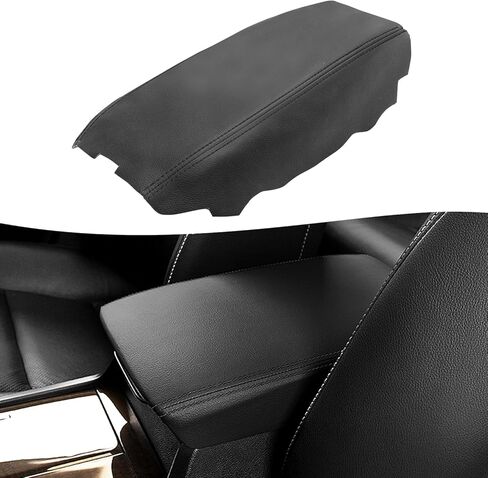 Center Console Armrest Cover Upholstery for Acura TSX 2009 2010 2011 2012 2013 2014, Vinyl Leather Middle Console Replacement Covering, Anti-Scratch, Beige in Saudi Arabia