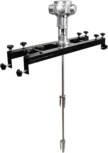 Air Agitator1000L Pneumatic Agitator Tank Mixer Machine Pneumatic Bracket Mixer Paint Stirring Machine Bracket Air Agitator Paint Mix Tool RPM: 0~2500Rpmblack in Kuwait