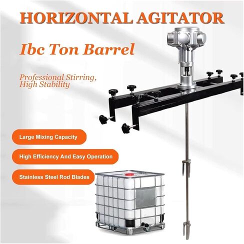 Paint Stirring Machine Bracket, Stirring Pneumatic Industrial Shaker, Adjustable Size, for Slightly Viscous Solution,3 Cylinder,Cylinder in Kuwait