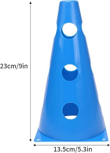 Soccer Cones for Training 24PCS Durable Mark Cones Football Agility Training Sport with Hole in Saudi Arabia