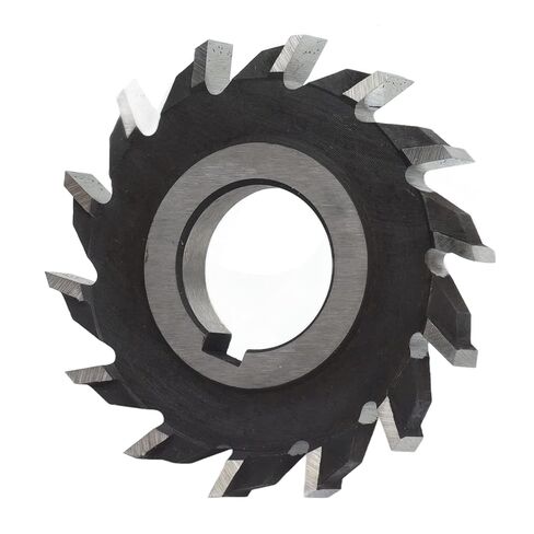 قاطعة طحن ذات وجه فولاذي عالي السرعة، قرص مطحنة مستقيم 14 سنًا، أداة حفر دقيقة بقطر 63 مم لتشغيل المعادن، مع تصميم لامع ومنخفض المقاومة in Kuwait