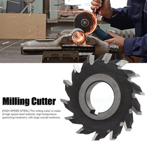 قاطعة طحن ذات وجه فولاذي عالي السرعة، قرص مطحنة مستقيم 14 سنًا، أداة حفر دقيقة بقطر 63 مم لتشغيل المعادن، مع تصميم لامع ومنخفض المقاومة in Kuwait