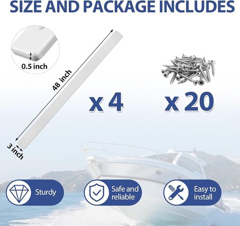 4 عدة مزلقات بطابقين للمقطورة، وسائد منزلقة لمقطورة القارب شديدة التحمل، ولوحة توجيه انزلاقية أكثر سلاسة للقارب مع براغي للتشغيل والتحميل بشكل أسهل in Kuwait