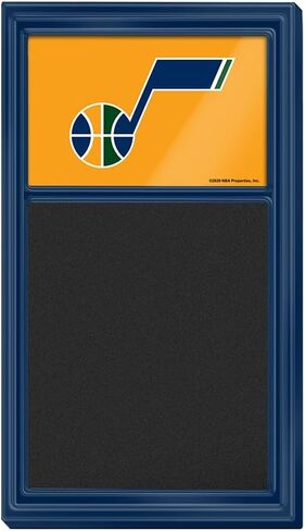 The Fan-Brand NBA Utah Jazz: لوحة ملاحظات طباشيرية - ديكور رياضي للمنزل وغرفة الألعاب وكهف المعجبين والمرآب - صناعة أمريكية in Saudi Arabia