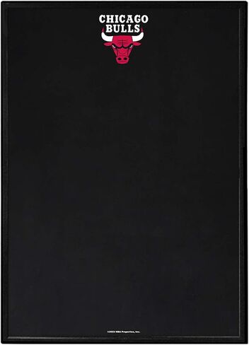 The Fan-Brand NBA Chicago Bulls: Framed Chalkboard- Sports Decor for Home, Game Room, Fan Cave & Garage - USA Made in Saudi Arabia