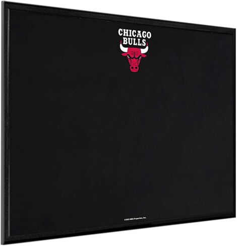 The Fan-Brand NBA Chicago Bulls: Framed Chalkboard- Sports Decor for Home, Game Room, Fan Cave & Garage - USA Made in Kuwait