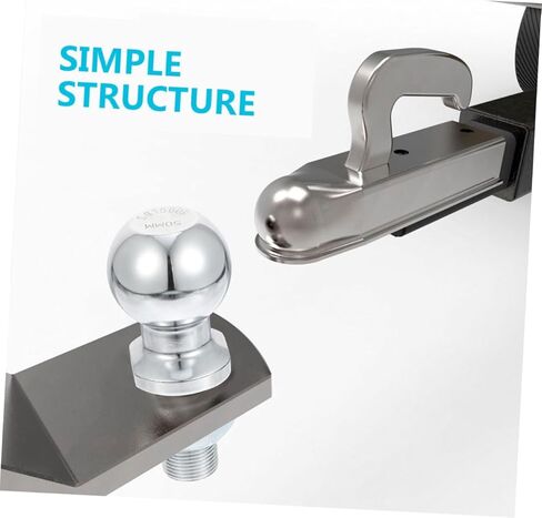 DECHOUS Trailer Hitch Ball Connector Durable Tow Ball for Utility Trailers Boat Trailers and Campers Easy Installation Secure Fit for Hitch Types in Saudi Arabia