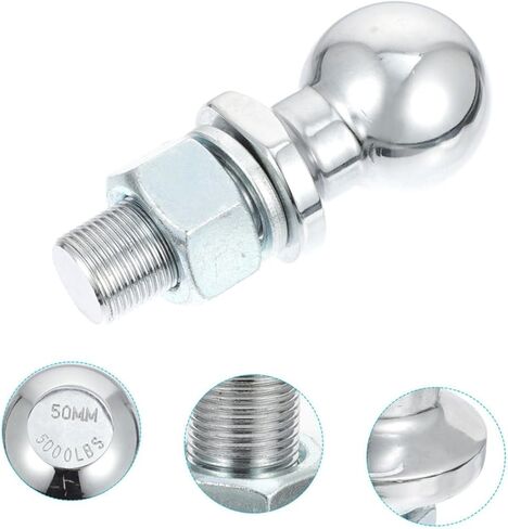 DECHOUS Trailer Hitch Ball Connector Durable Tow Ball for Utility Trailers Boat Trailers and Campers Easy Installation Secure Fit for Hitch Types in Saudi Arabia